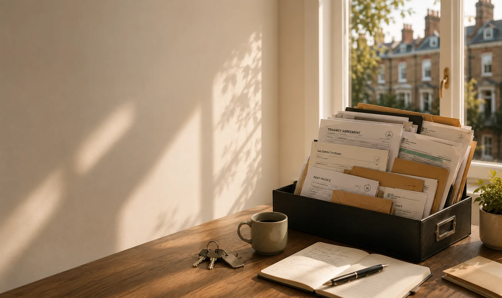 A landlord reviewing the best UK letting and compliance software